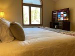 Second bedroom with roku tv